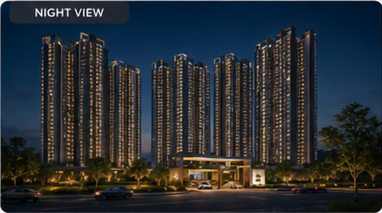 Night elevation artist impression for Asian Fab Kengeri Night elevation artist impression for Asian Fab Kengeri